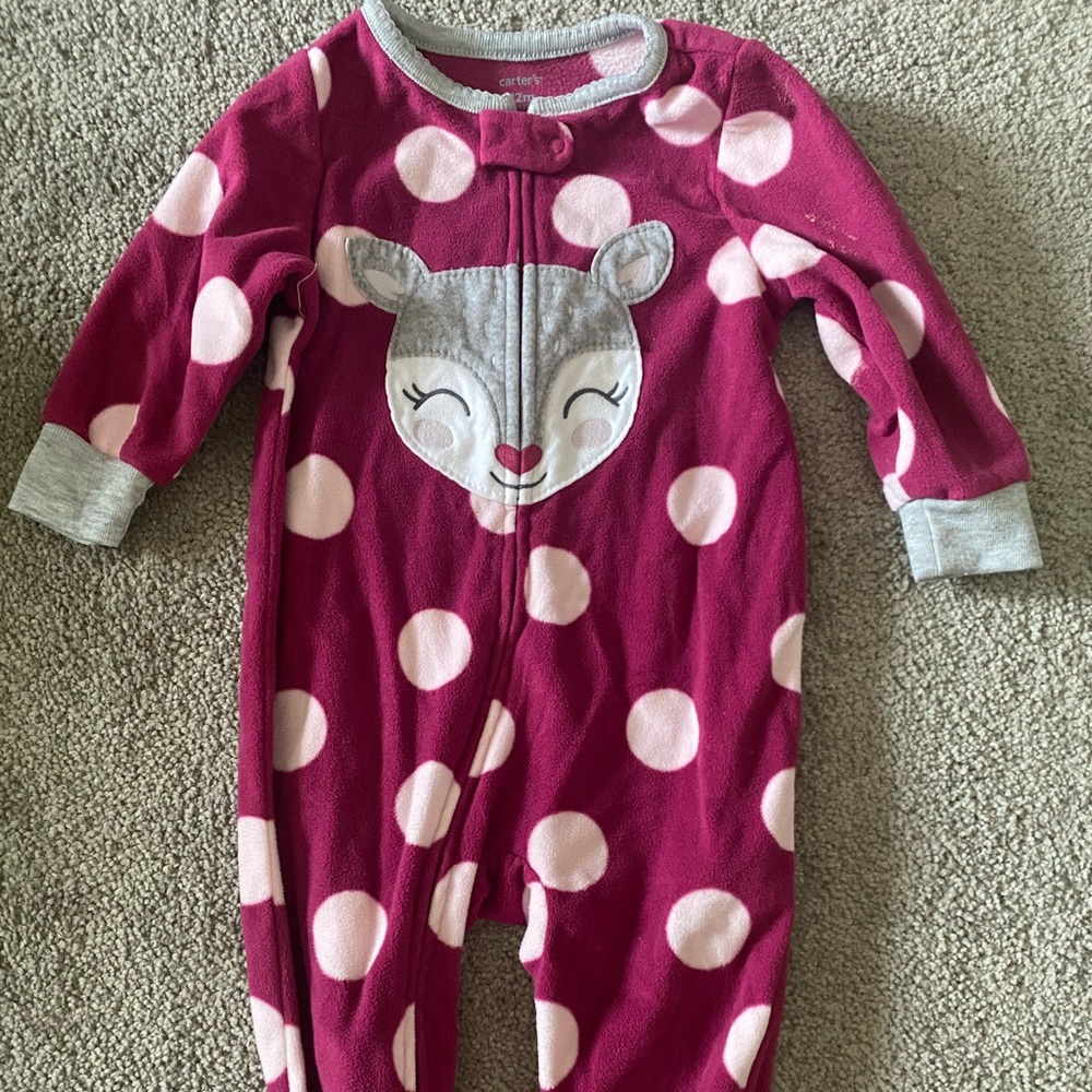 Carter's fleece onesie